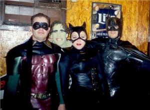 Me and my old band, Area 51, at a Halloween show at The Mousetrap. I am the one dressed as Cat Woman. 