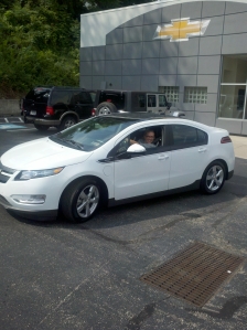 Me and my car, Usain Volt, in happier days. 